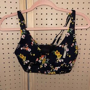AERIE NWT Floral Women's sports Bralette